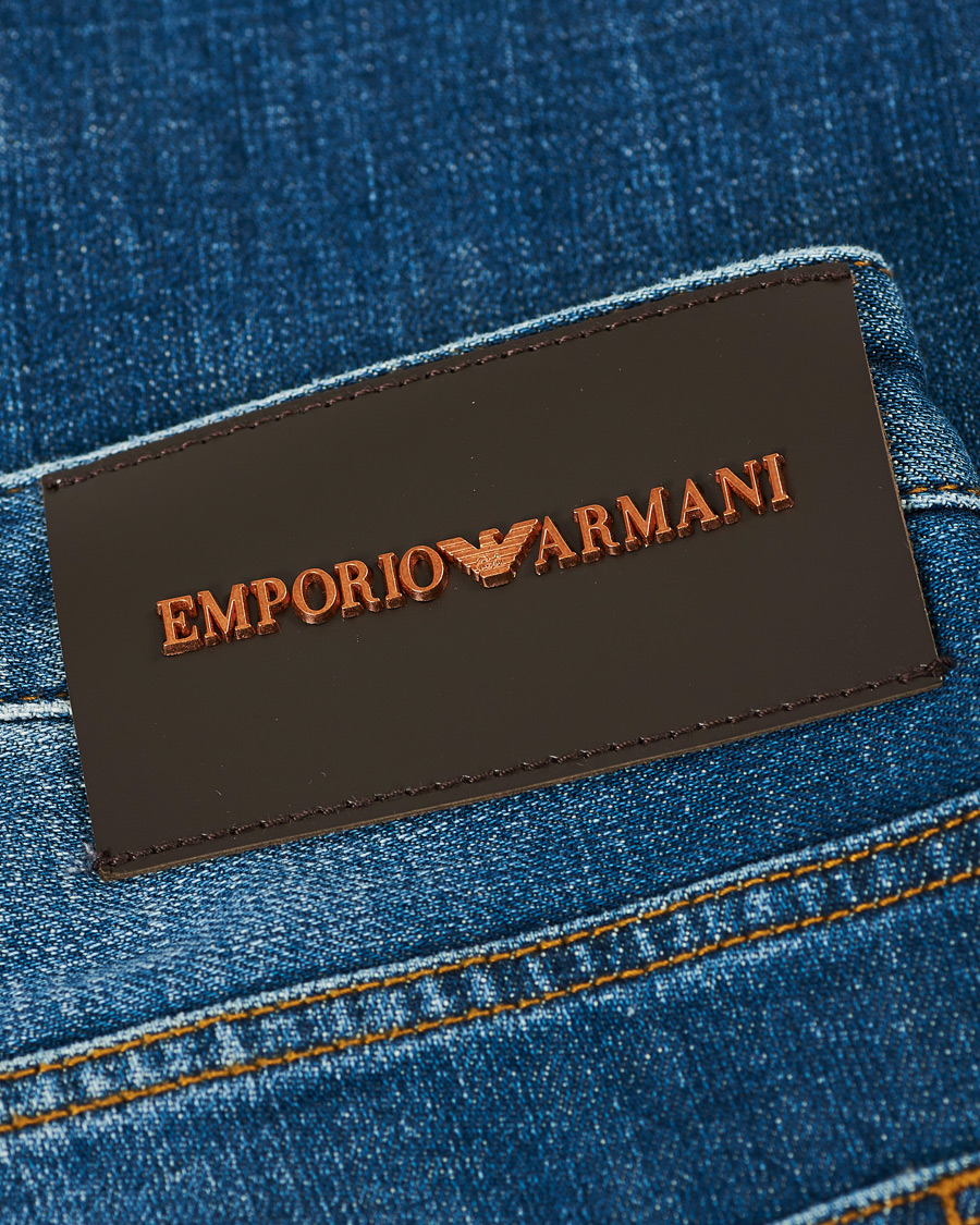 Herre | Jeans | Emporio Armani | J06 Slim Fit Jeans Medium Blue