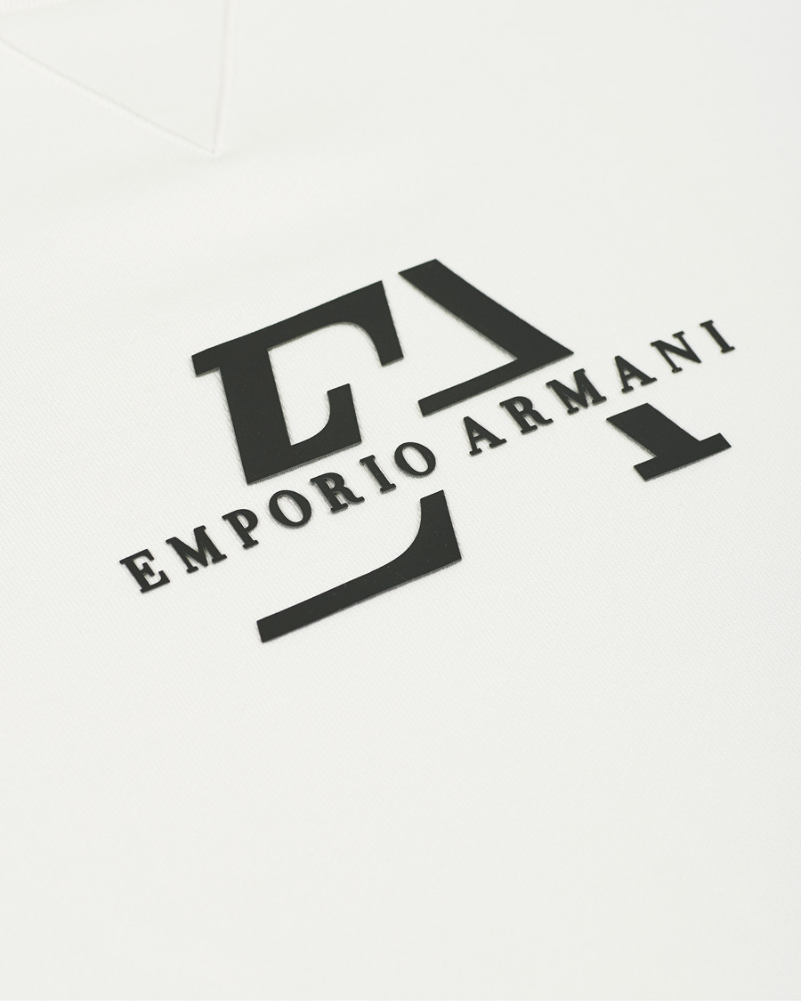 Herre | Gensere | Emporio Armani | Logo Crew Neck Sweatshirt White