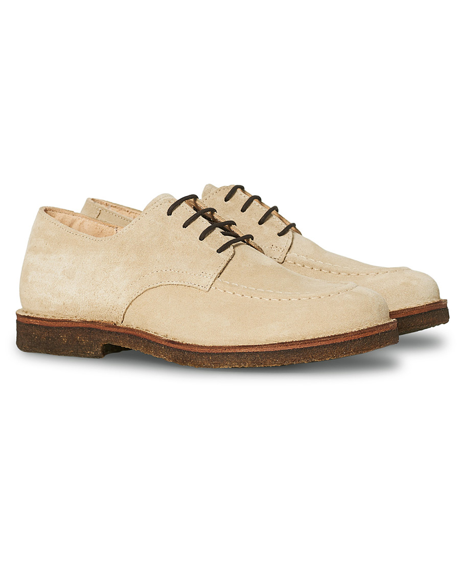 Herre | Astorflex Carlflex Moc Toe Derby Sand Suede | Astorflex | Carlflex Moc Toe Derby Sand Suede