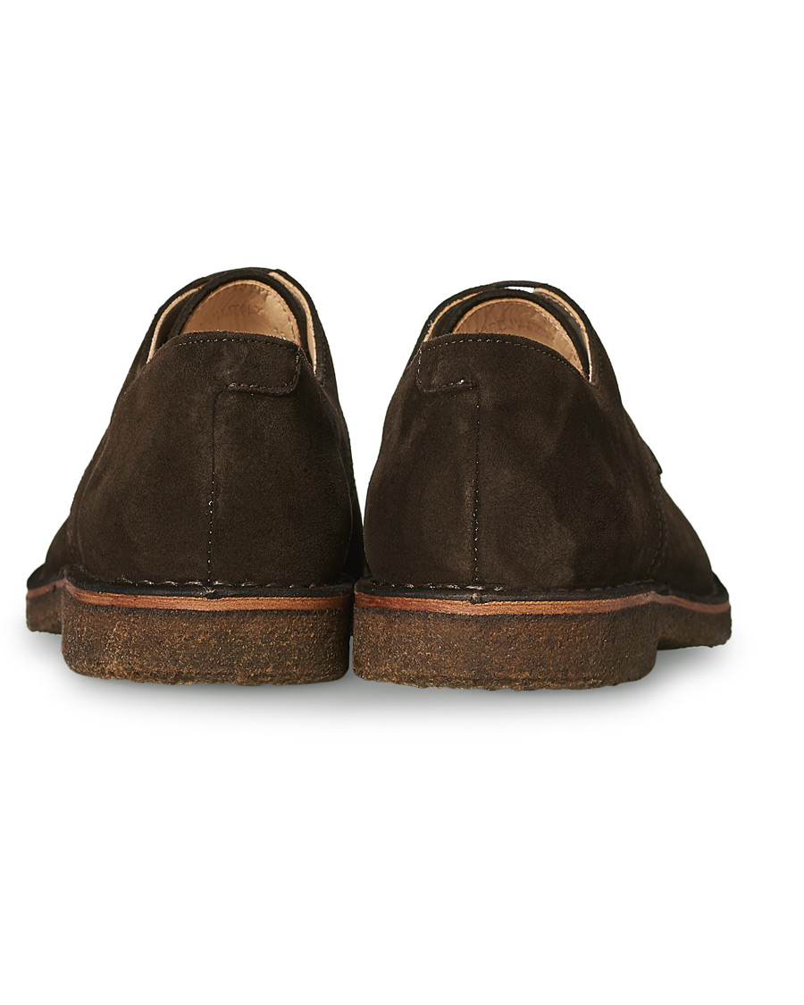 Herre | Astorflex Carlflex Moc Toe Derby Dark Brown Suede | Astorflex | Carlflex Moc Toe Derby Dark Brown Suede