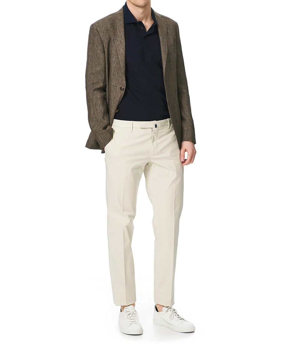 Herre | Dressjakker | Z Zegna | Linen Unlined Blazer Brown