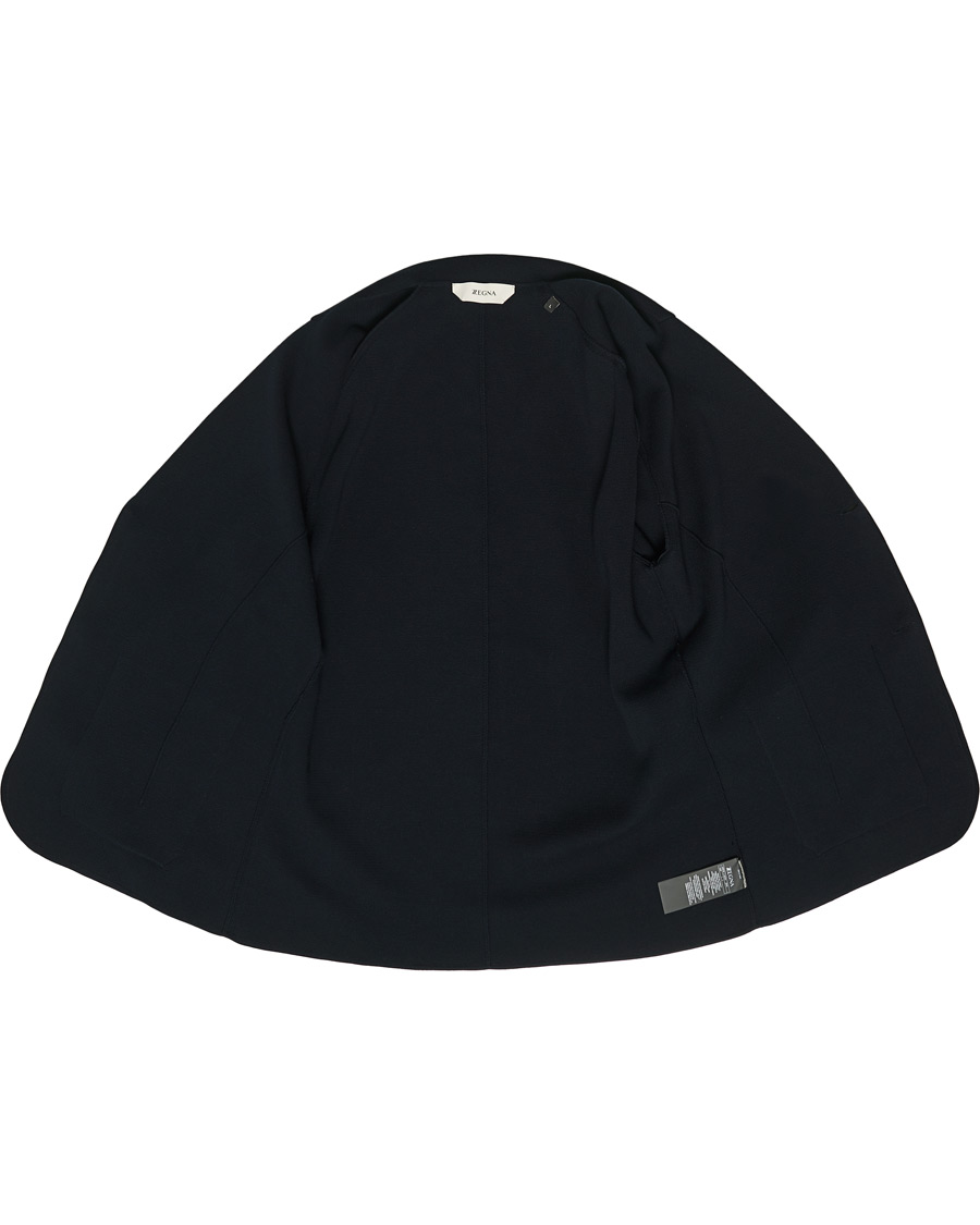 Herre | Dressjakker | Z Zegna | Knitted Cardigan Blazer Navy