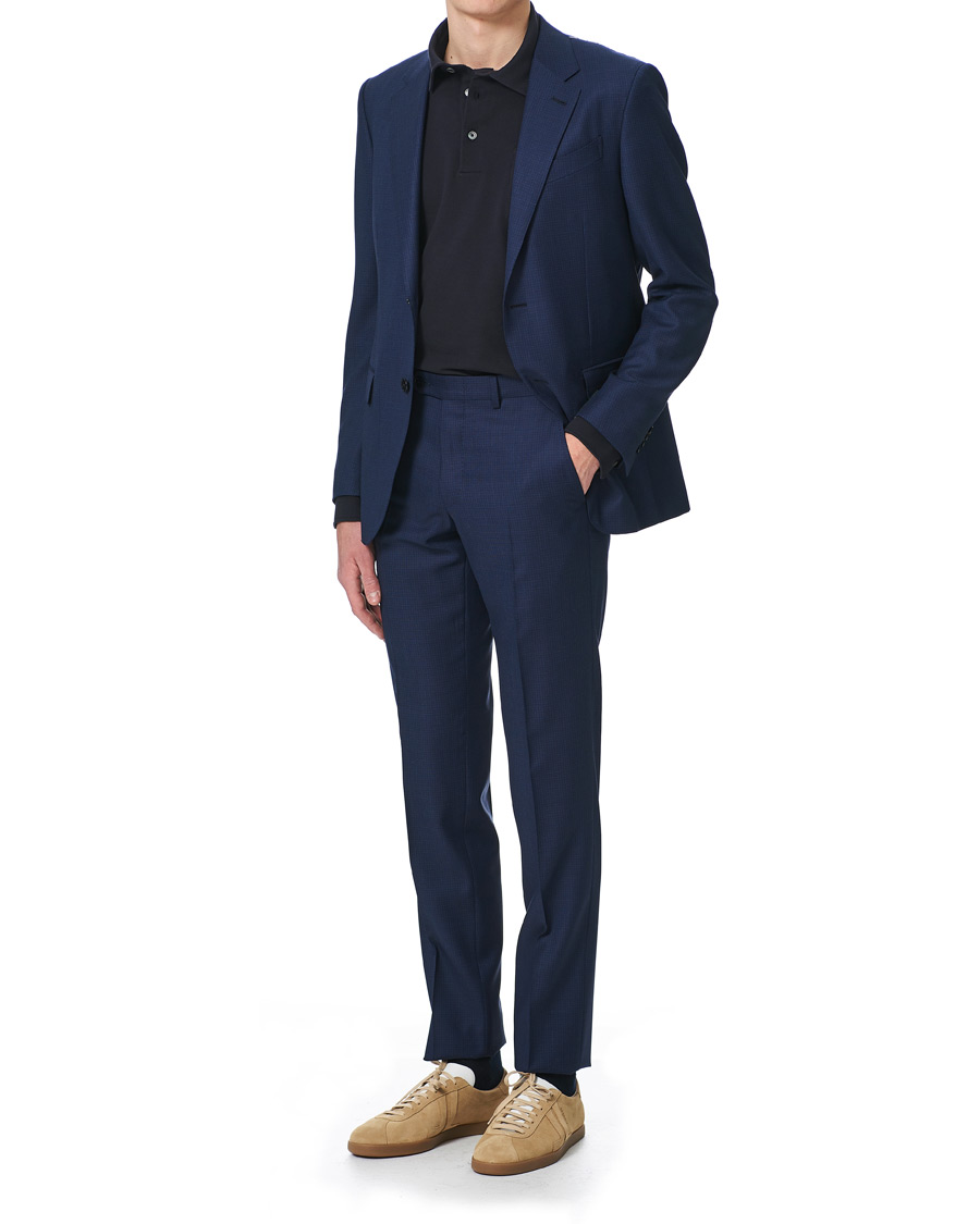 Herre | Dresser | Ermenegildo Zegna | Milano Easy Wool Suit Navy Blue