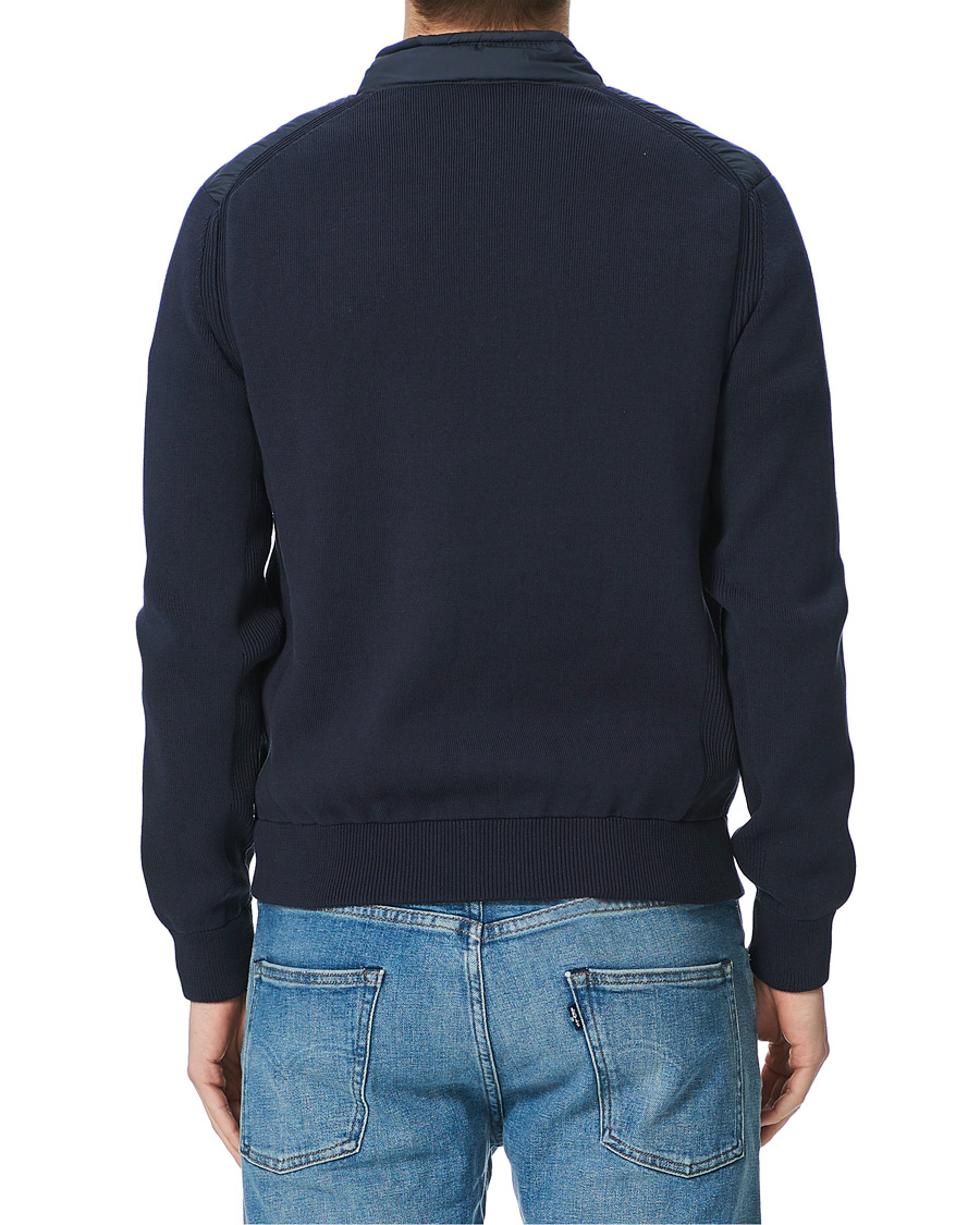 Herre | Jakker | Woolrich | Hybrid Track Jacket Melton Blue