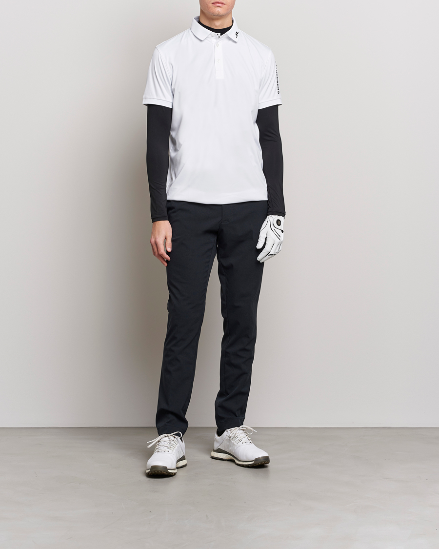 Herre | T-Shirts | J.Lindeberg | Aello Soft Compression Tee Black