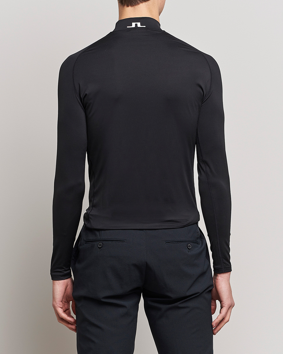 Herre | T-Shirts | J.Lindeberg | Aello Soft Compression Tee Black