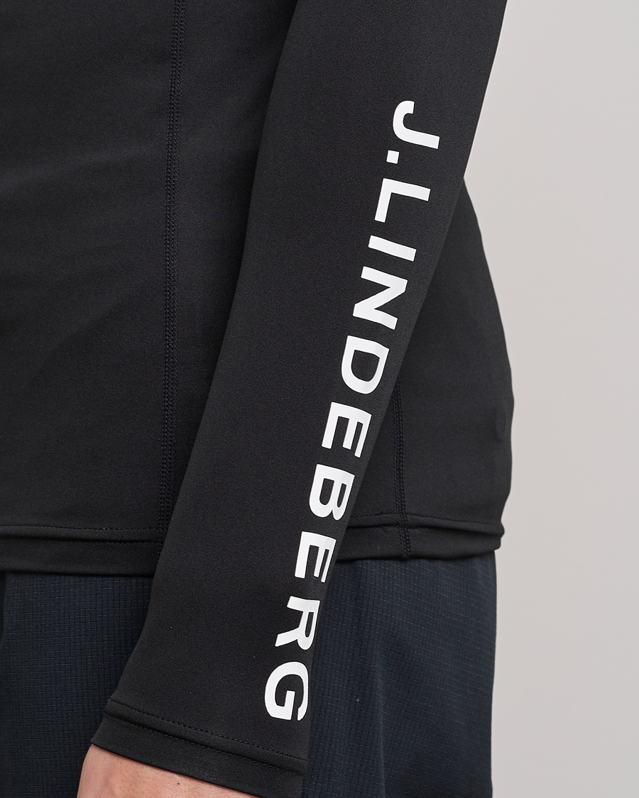 Herre | T-Shirts | J.Lindeberg | Aello Soft Compression Tee Black