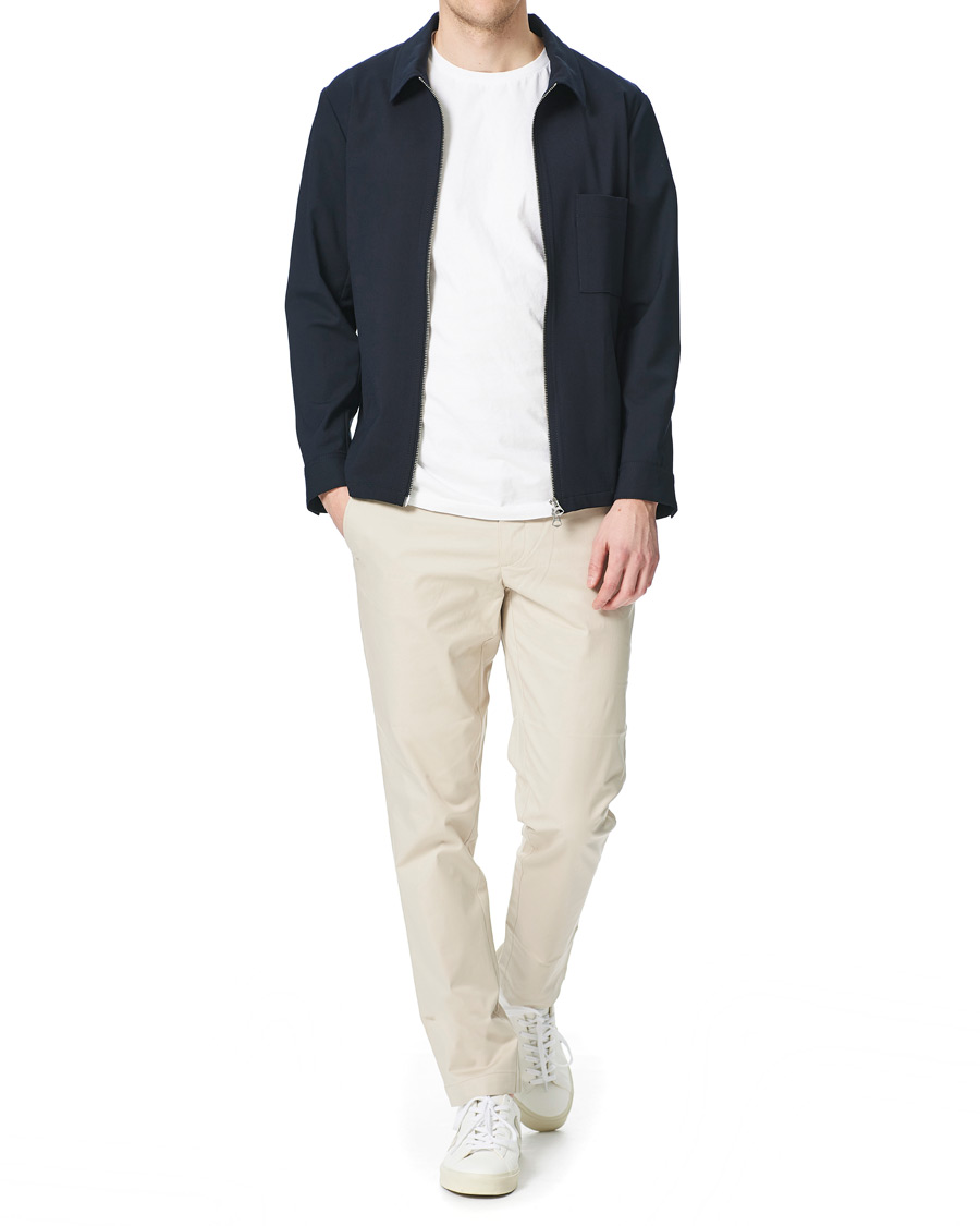 Herre | Bukser | J.Lindeberg | Chaze Super Satin Strech Chinos Sand Grey