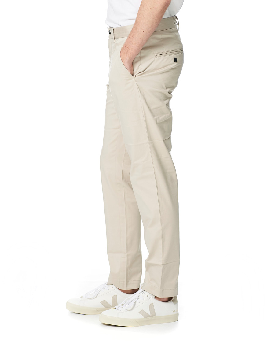 Herre | Bukser | J.Lindeberg | Chaze Super Satin Strech Chinos Sand Grey