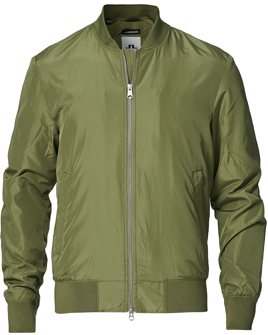 Herre | Jakker | J.Lindeberg | Thom Gravity Bomber Jacket Lake Green