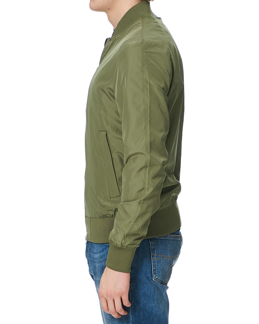 Herre | Jakker | J.Lindeberg | Thom Gravity Bomber Jacket Lake Green
