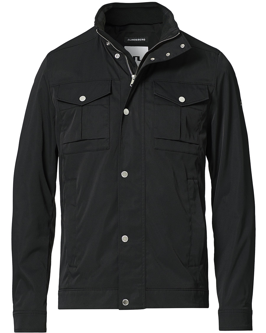 Herre | Jakker | J.Lindeberg | Bailey Stretch Field Jacket Black