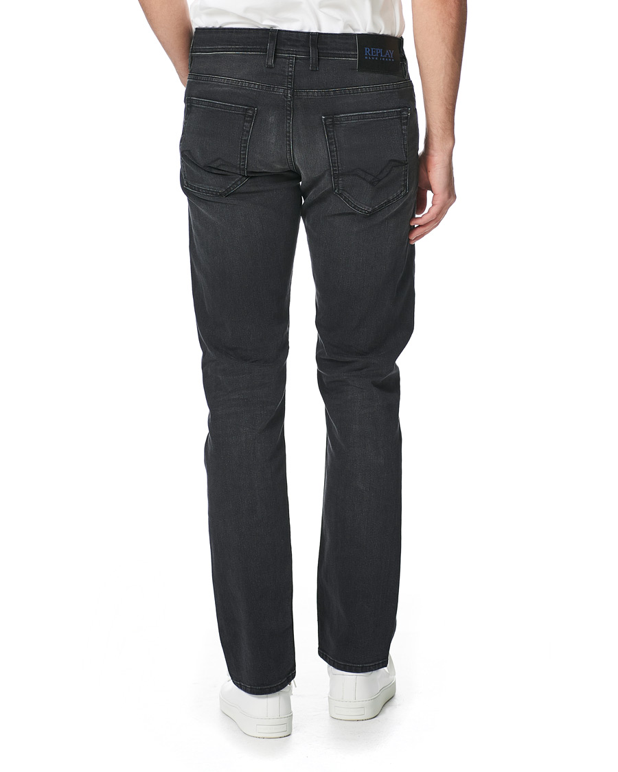 Herre | Jeans | Replay | Grover Super Stretch Bio Jeans Washed Black