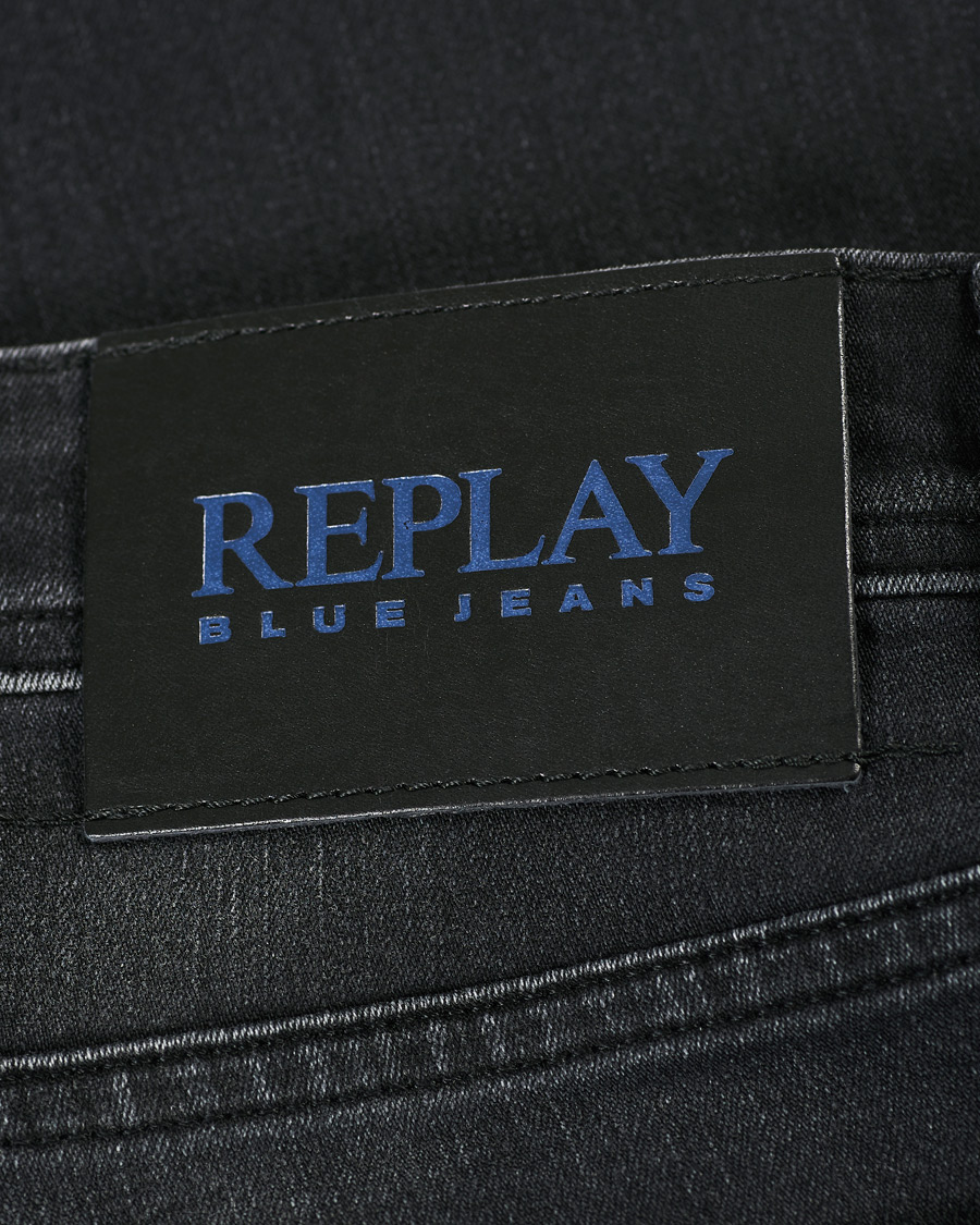 Herre | Jeans | Replay | Grover Super Stretch Bio Jeans Washed Black