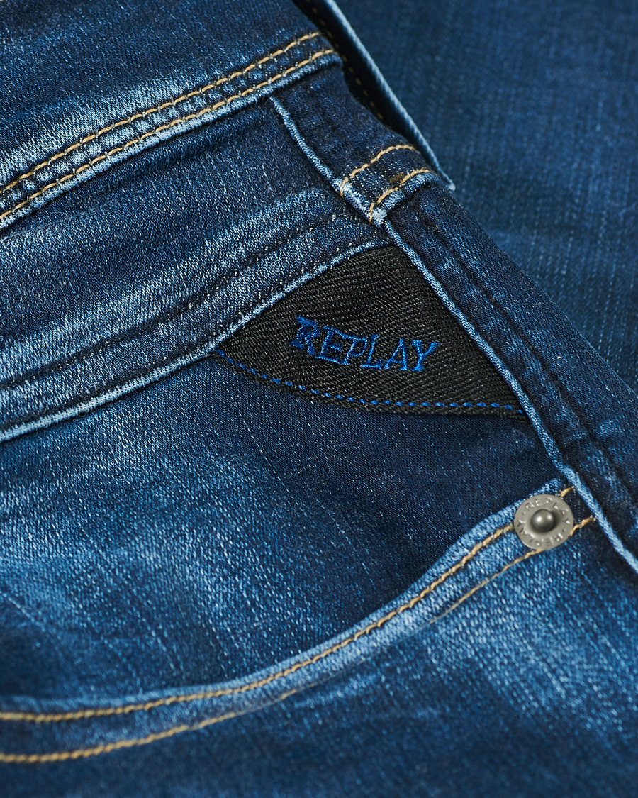 Herre | Jeans | Replay | Anbass Hyperflex X-Lite Jeans Dark Blue