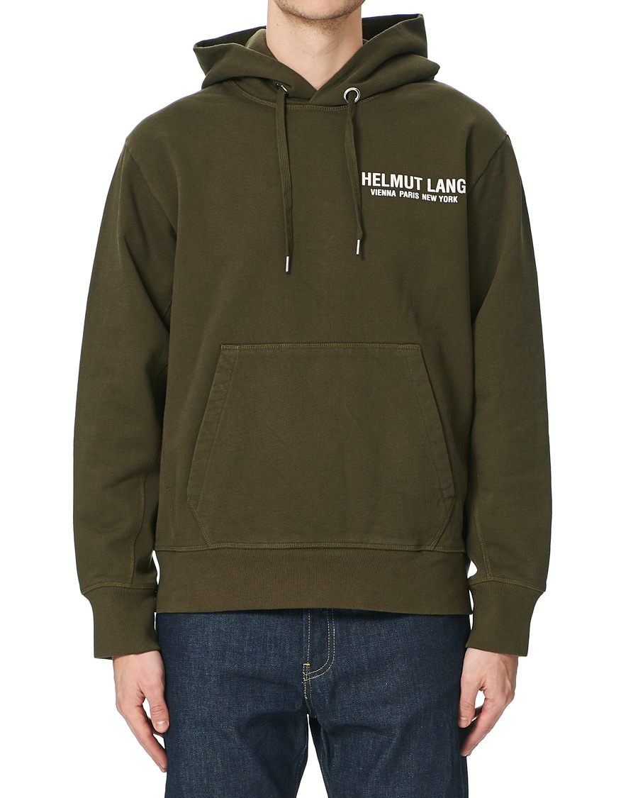 Herre | Gensere | Helmut Lang | Strap Hoodie Hunter Sage