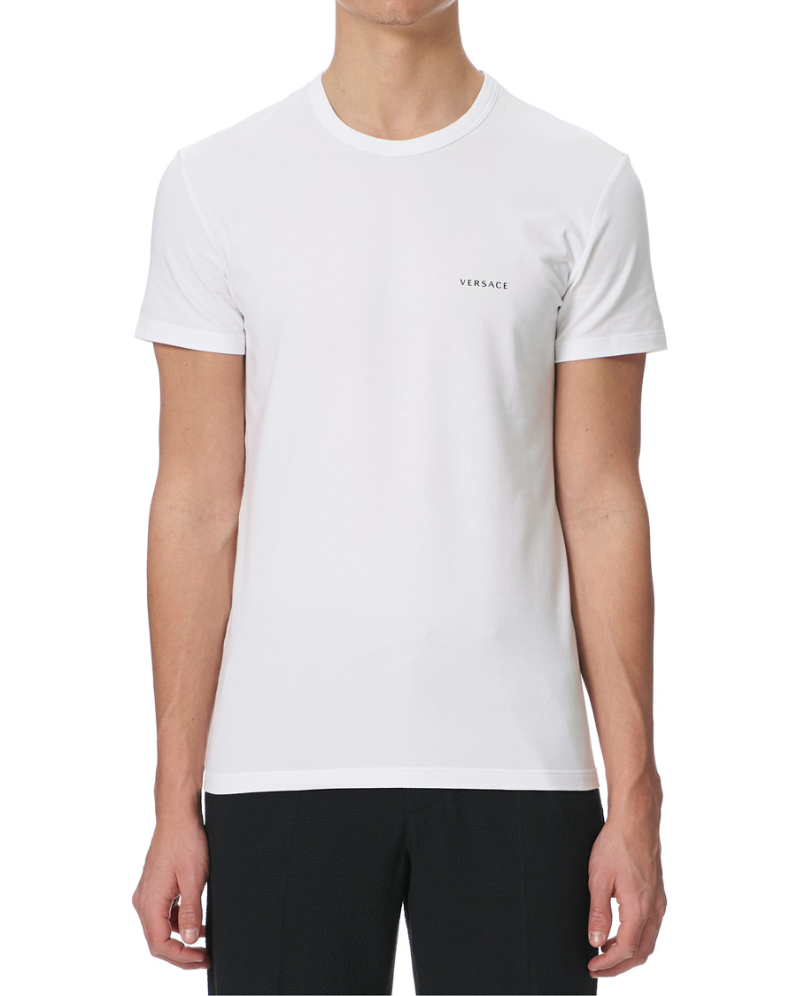 Herre | T-Shirts | Versace | Logo Tee White