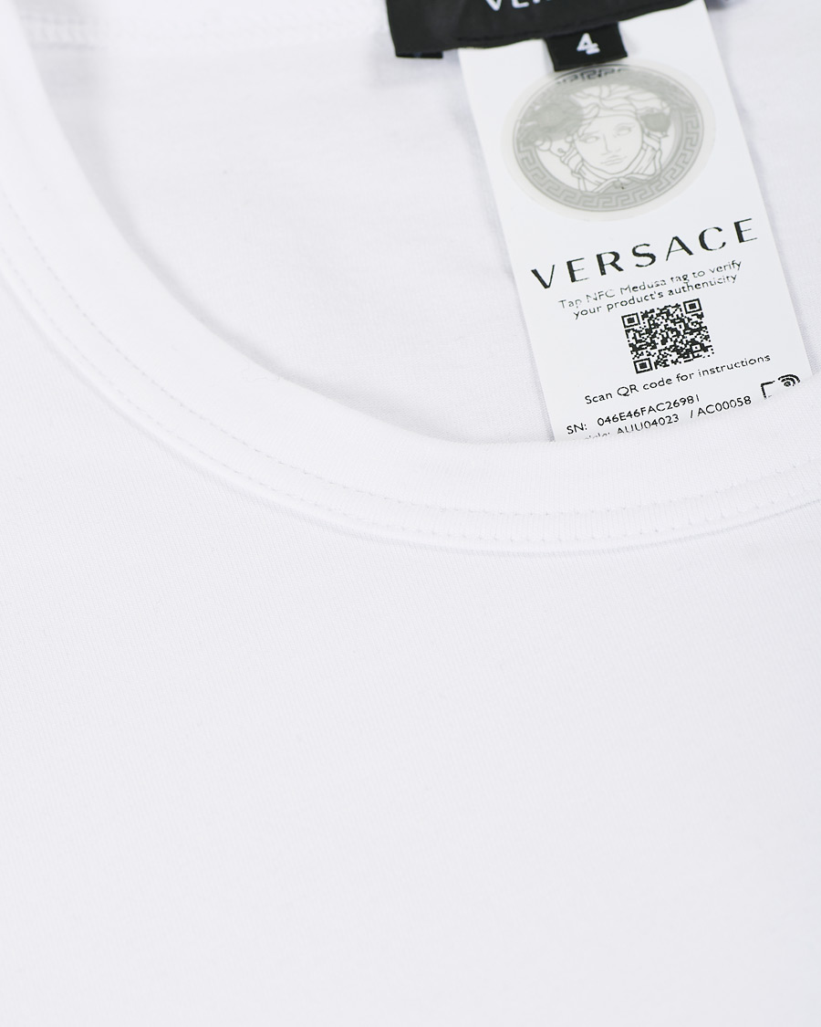Herre | T-Shirts | Versace | Logo Tee White