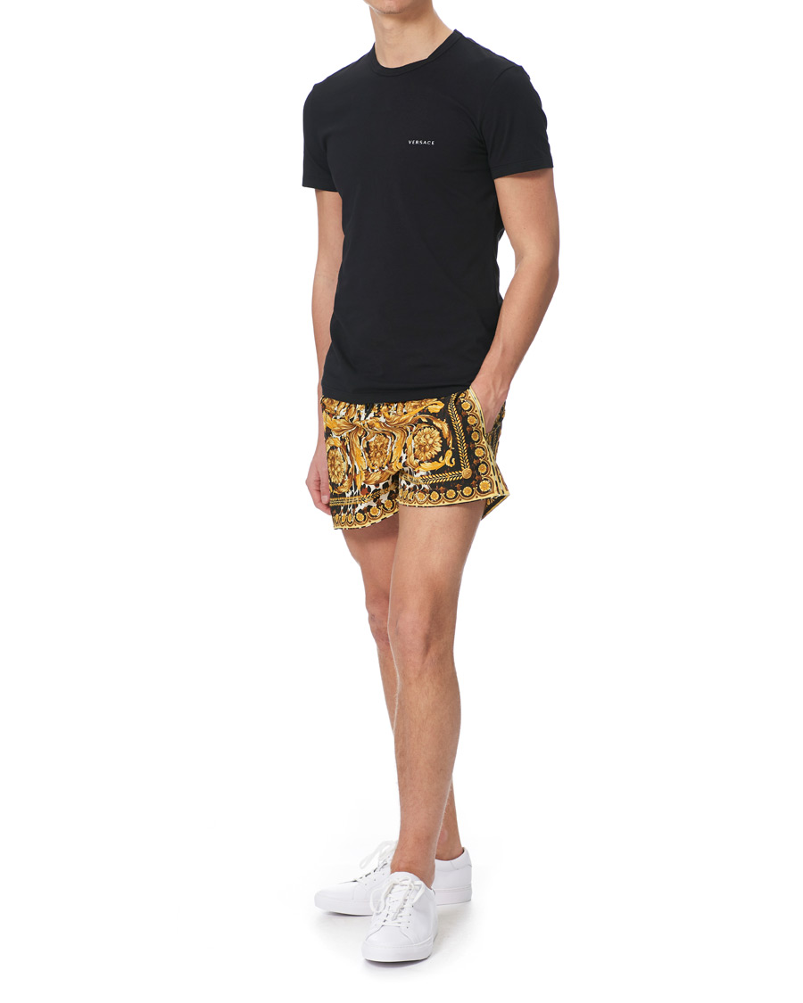 Herre | T-Shirts | Versace | Logo Tee Black