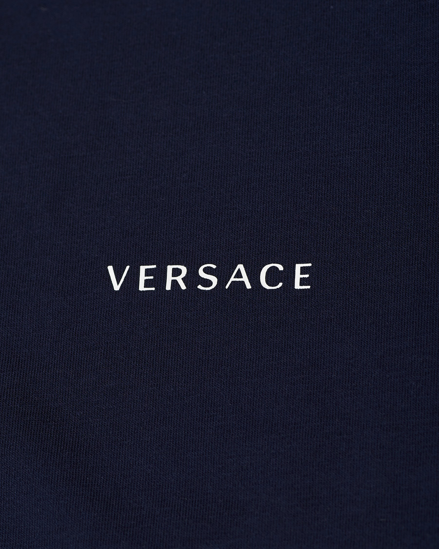 Herre | T-Shirts | Versace | Logo Tee Navy