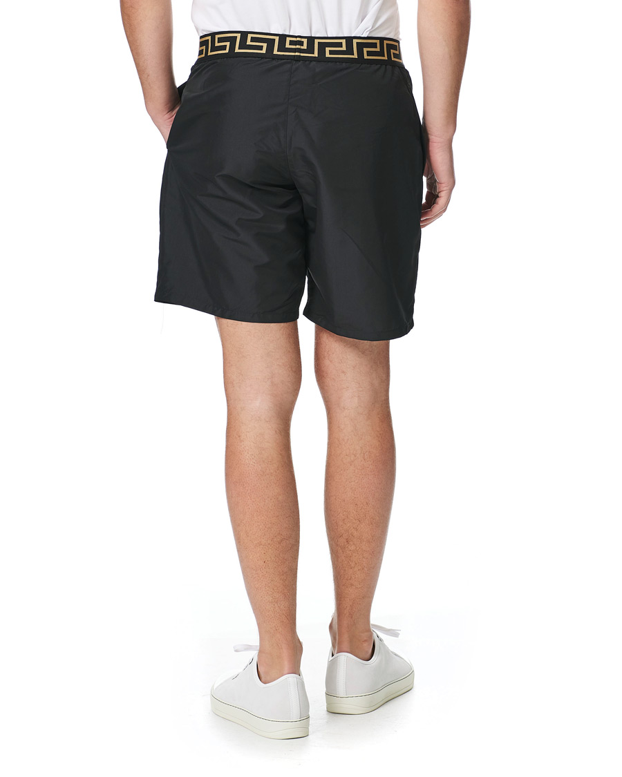 Herre | Badeshorts | Versace | Greca Border Swim Trunks Black