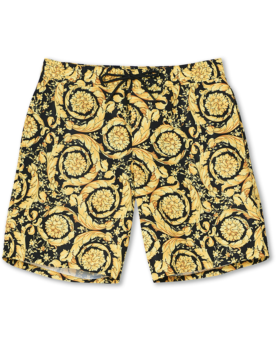 Herre | Badeshorts | Versace | Barocco Swim Trunks Black/Gold