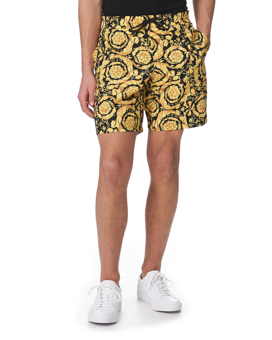 Herre | Badeshorts | Versace | Barocco Swim Trunks Black/Gold