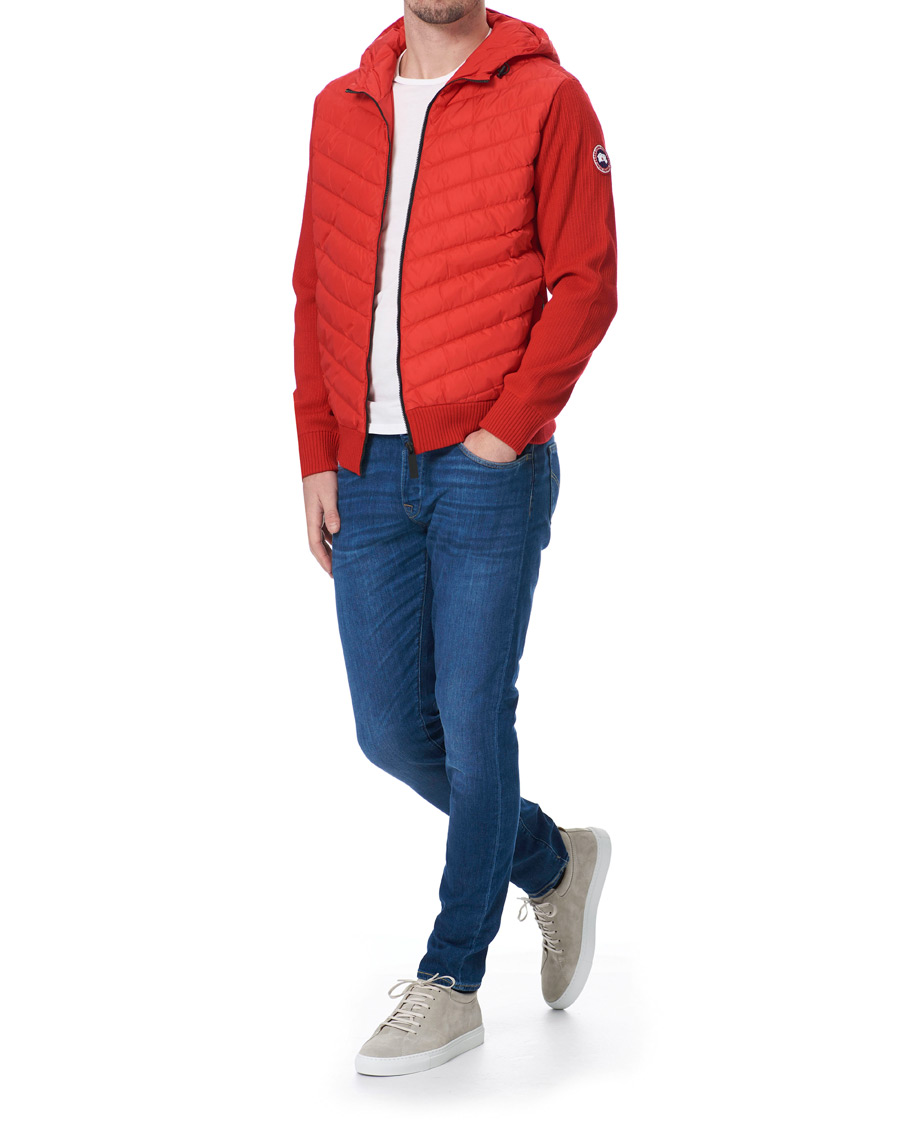 Herre | Jakker | Canada Goose | Hybridge Knitted Hoodie Red