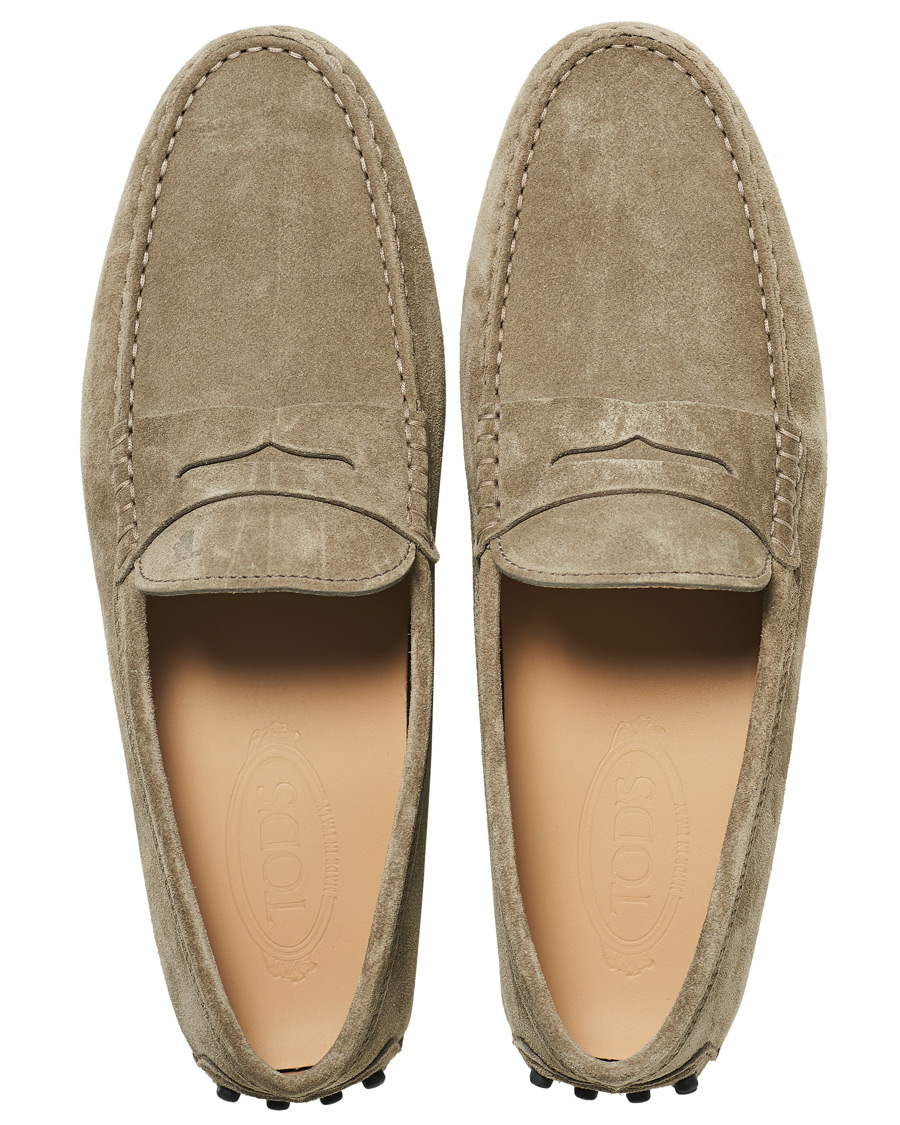 Herre | Tod's City Gommino Grey Suede | Tod's | City Gommino Grey Suede