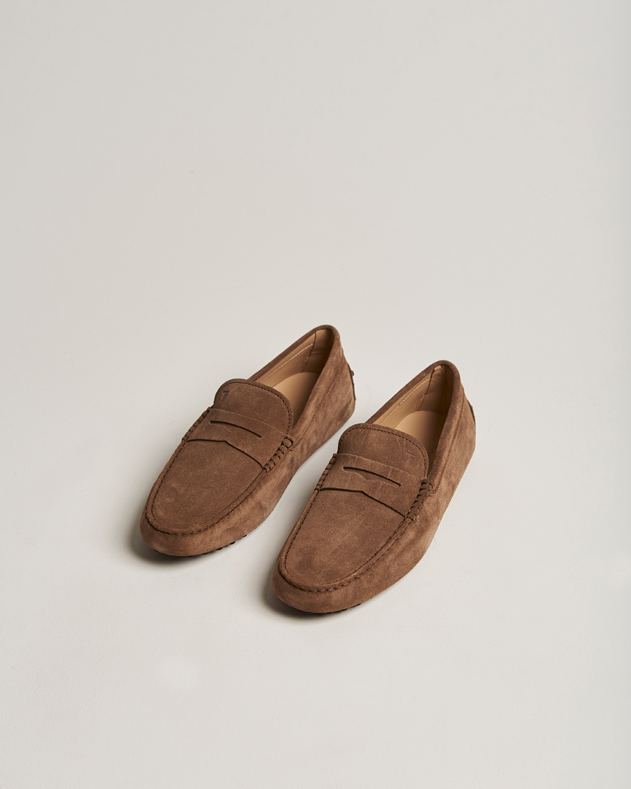 Herre | Sko i mokka | Tod's | Gommino Carshoe Brown Suede