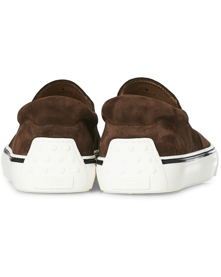 Herre | Tod's Cassetta Slippers Dark Brown Suede | Tod's | Cassetta Slippers Dark Brown Suede