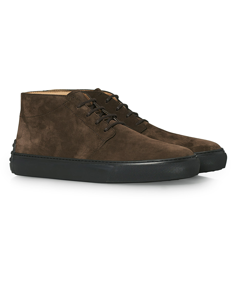 Herre | Tod's Casetta Chukka Boots Dark Brown Suede | Tod's | Casetta Chukka Boots Dark Brown Suede