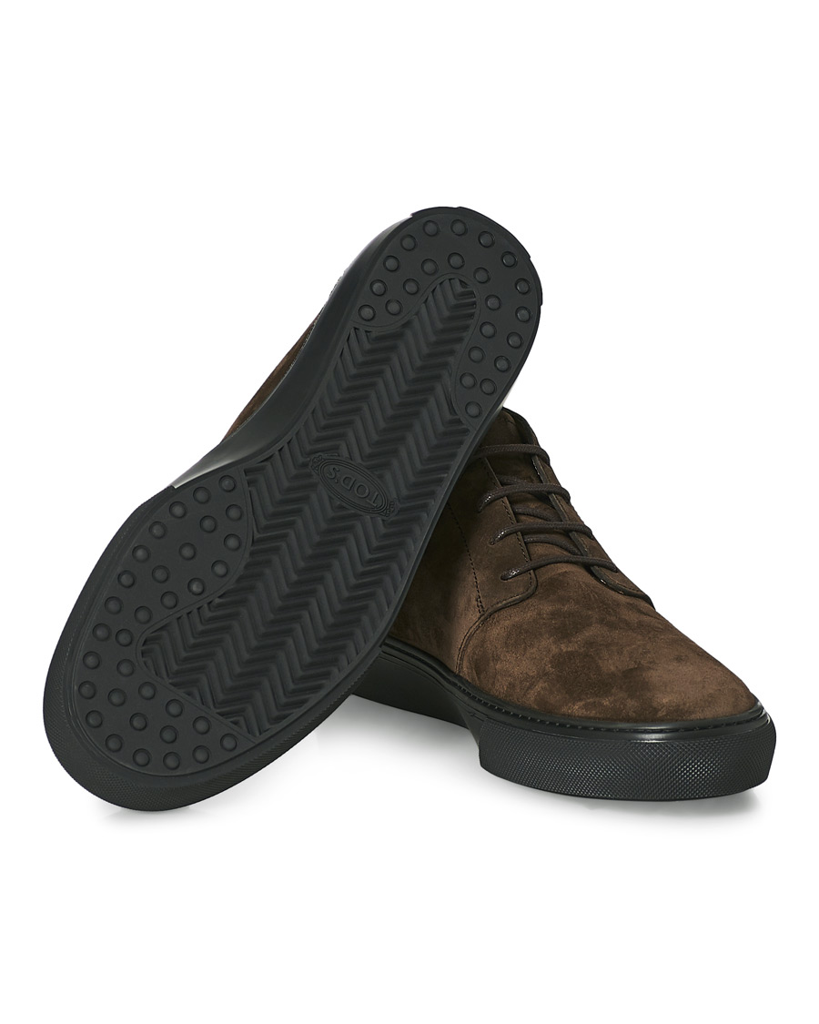 Herre | Tod's Casetta Chukka Boots Dark Brown Suede | Tod's | Casetta Chukka Boots Dark Brown Suede