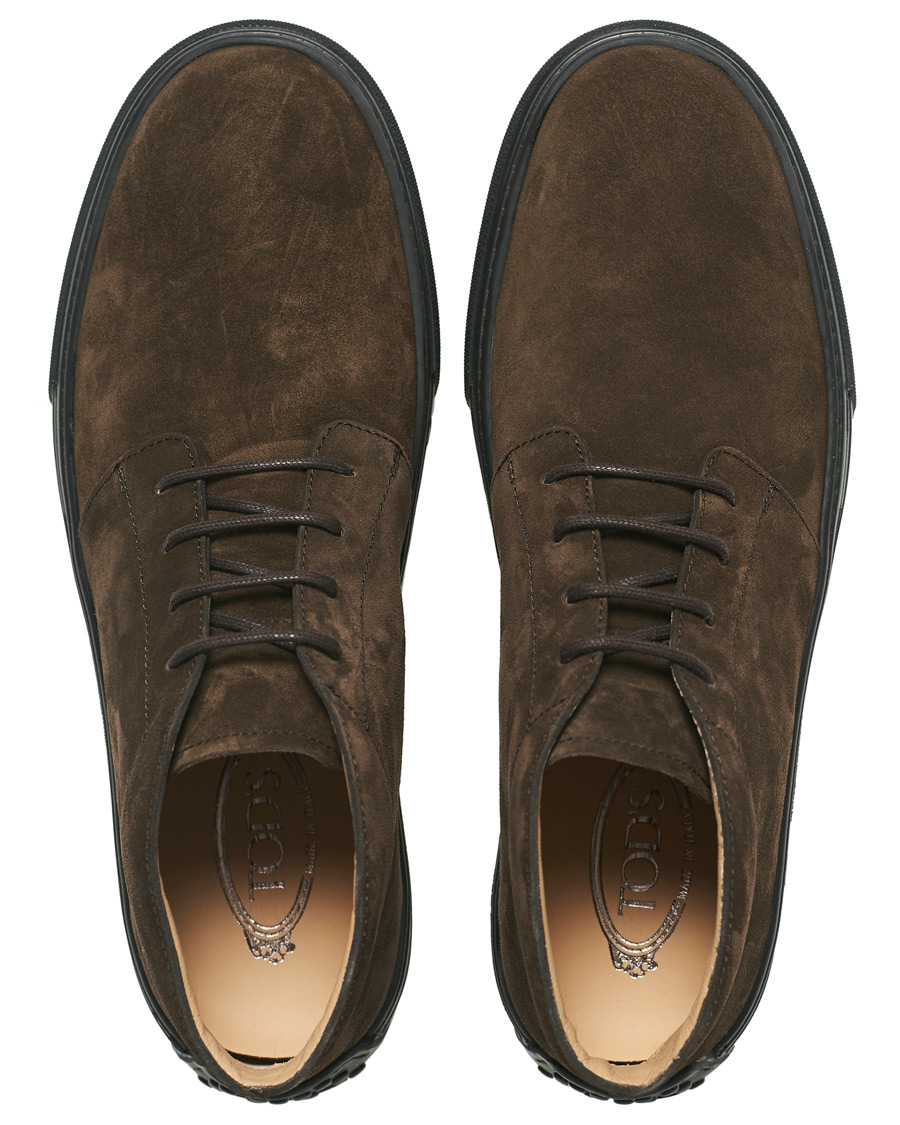 Herre | Tod's Casetta Chukka Boots Dark Brown Suede | Tod's | Casetta Chukka Boots Dark Brown Suede