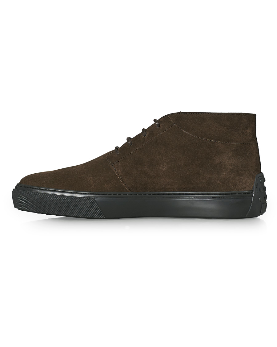 Herre | Tod's Casetta Chukka Boots Dark Brown Suede | Tod's | Casetta Chukka Boots Dark Brown Suede