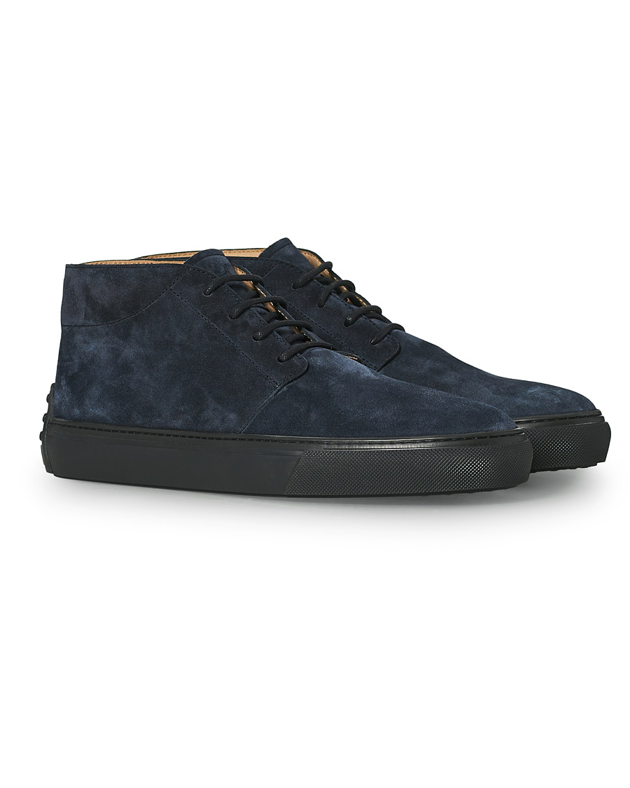 Herre | Tod's Casetta Chukka Boots Navy Suede | Tod's | Casetta Chukka Boots Navy Suede