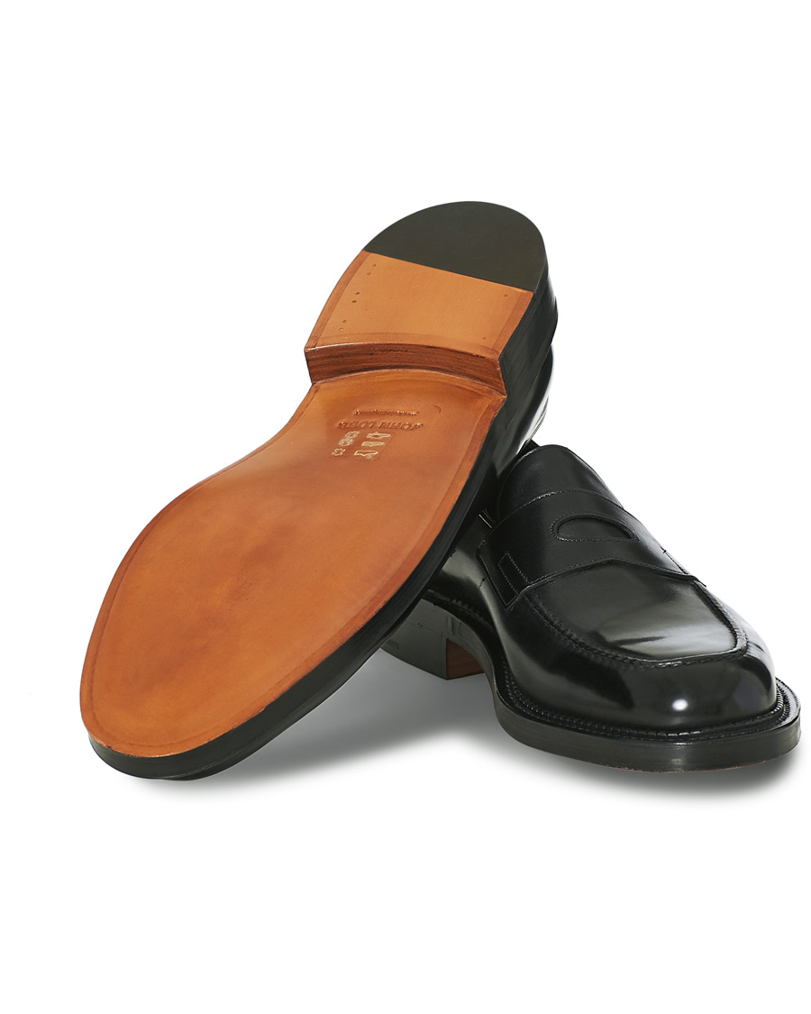 Herre | John Lobb Lopez New Standard Penny Loafer Black Calf | John Lobb | Lopez New Standard Penny Loafer Black Calf