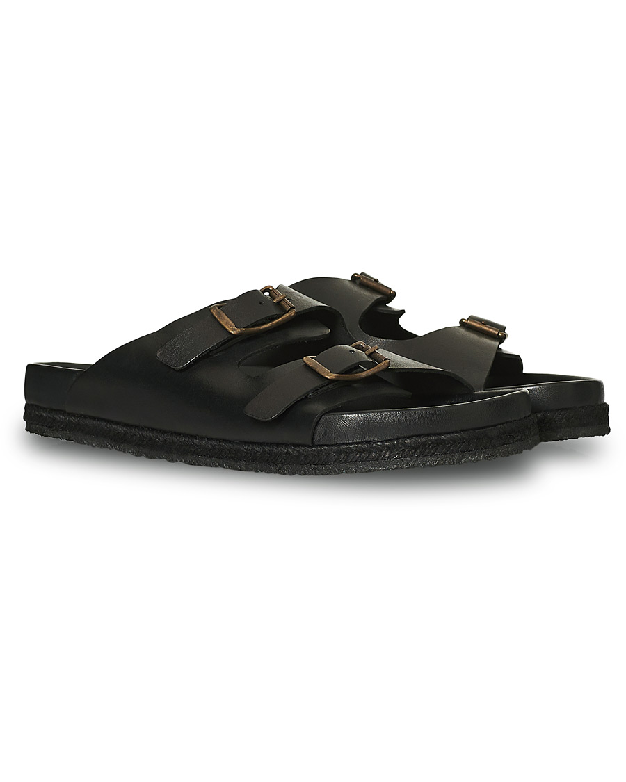 Herre | | Yuketen | Sal 2 Crepe Sole Sandal Black Calf