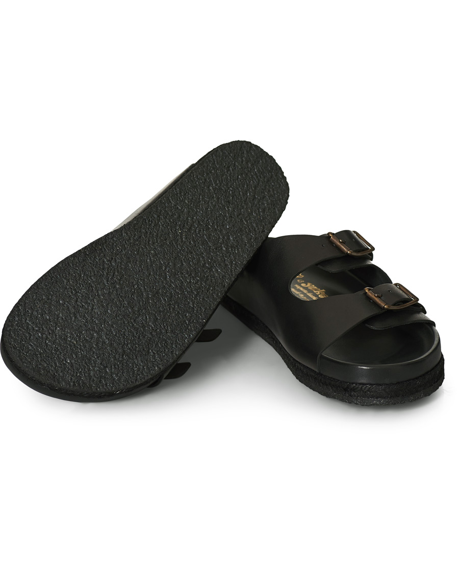 Herre | | Yuketen | Sal 2 Crepe Sole Sandal Black Calf