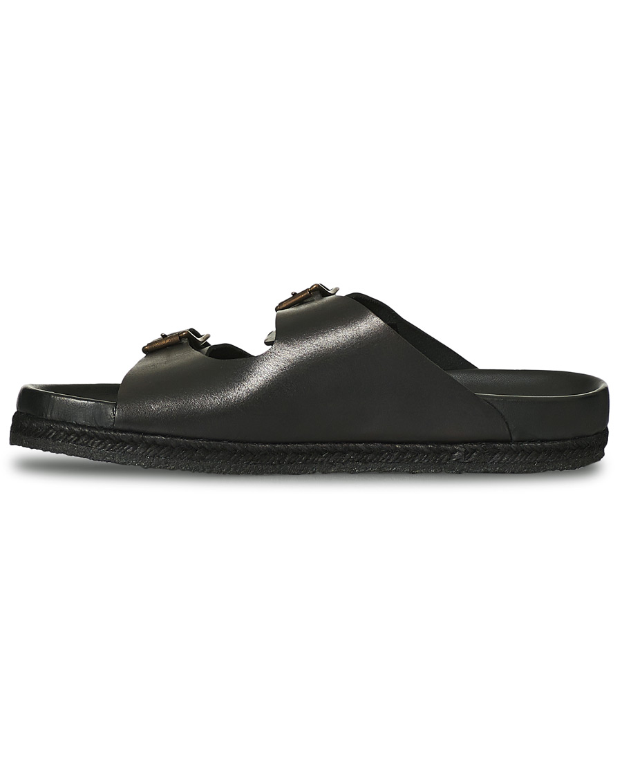 Herre | | Yuketen | Sal 2 Crepe Sole Sandal Black Calf