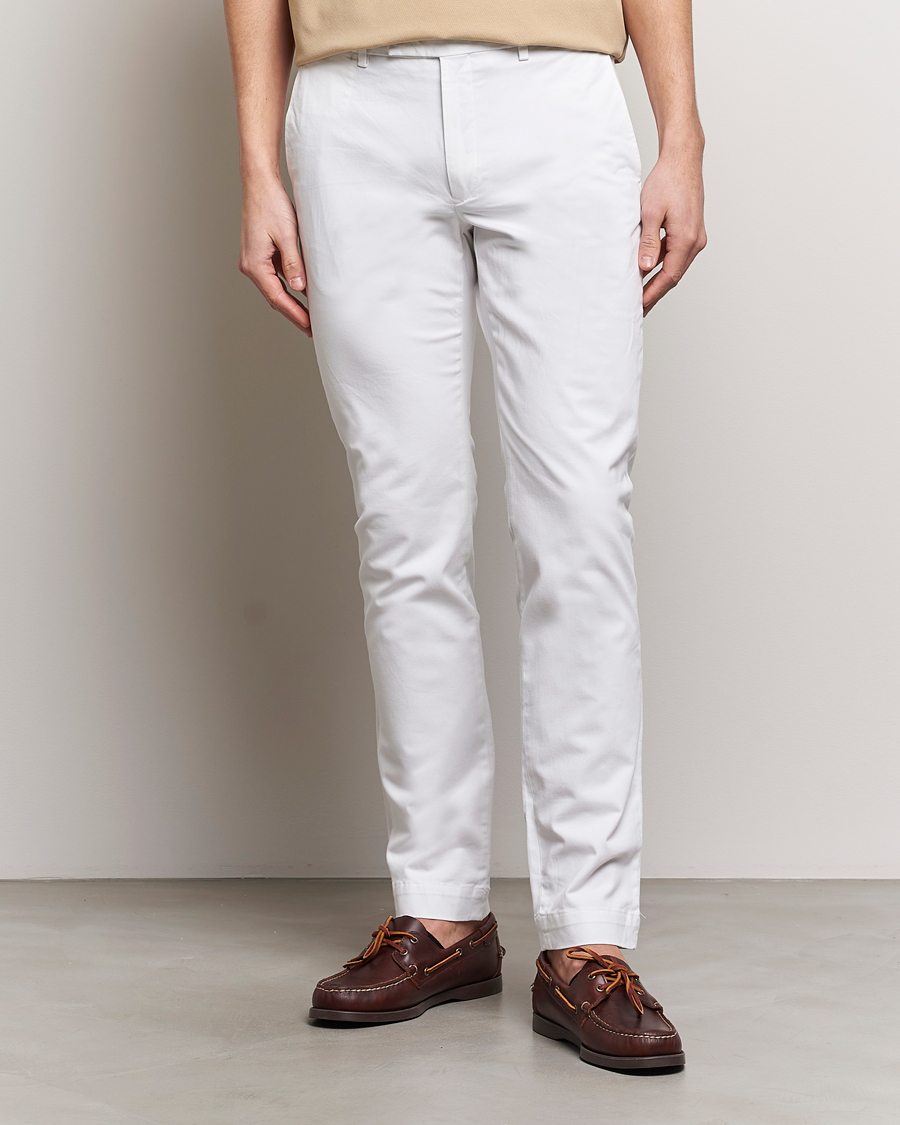 Herre | Chinos | Polo Ralph Lauren | Slim Fit Stretch Chinos White