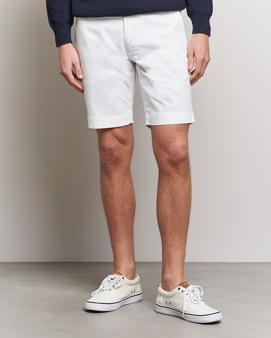 Herre | Preppy Authentic | Polo Ralph Lauren | Tailored Slim Fit Shorts White