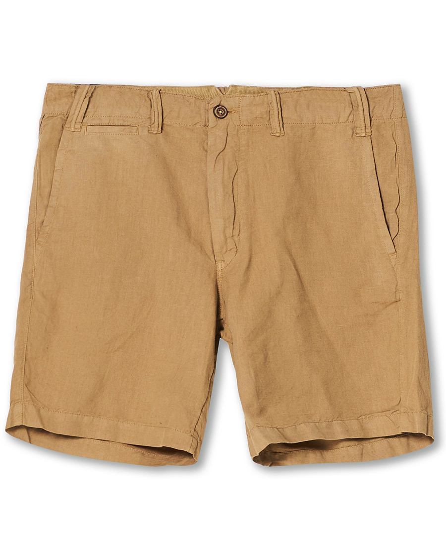 Herre | Chinosshorts | Polo Ralph Lauren | Cotton/Linen Shorts Luxury Tan
