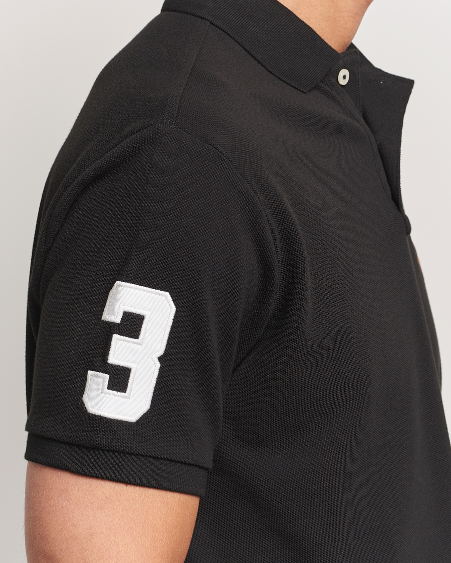 Herre | Pikéer | Polo Ralph Lauren | Custom Slim Fit Match Club Polo Black