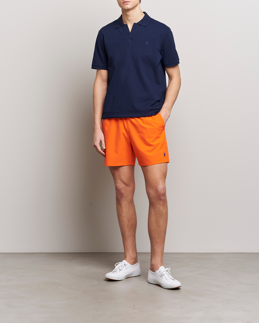 Herre | Badeshorts | Polo Ralph Lauren | Recycled Traveler Boxer Swimshorts Sailing Orange