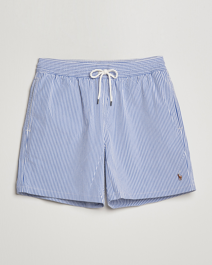 Herre |  | Polo Ralph Lauren | Recycled Traveler Seersucker Swimshorts Cruise Royal