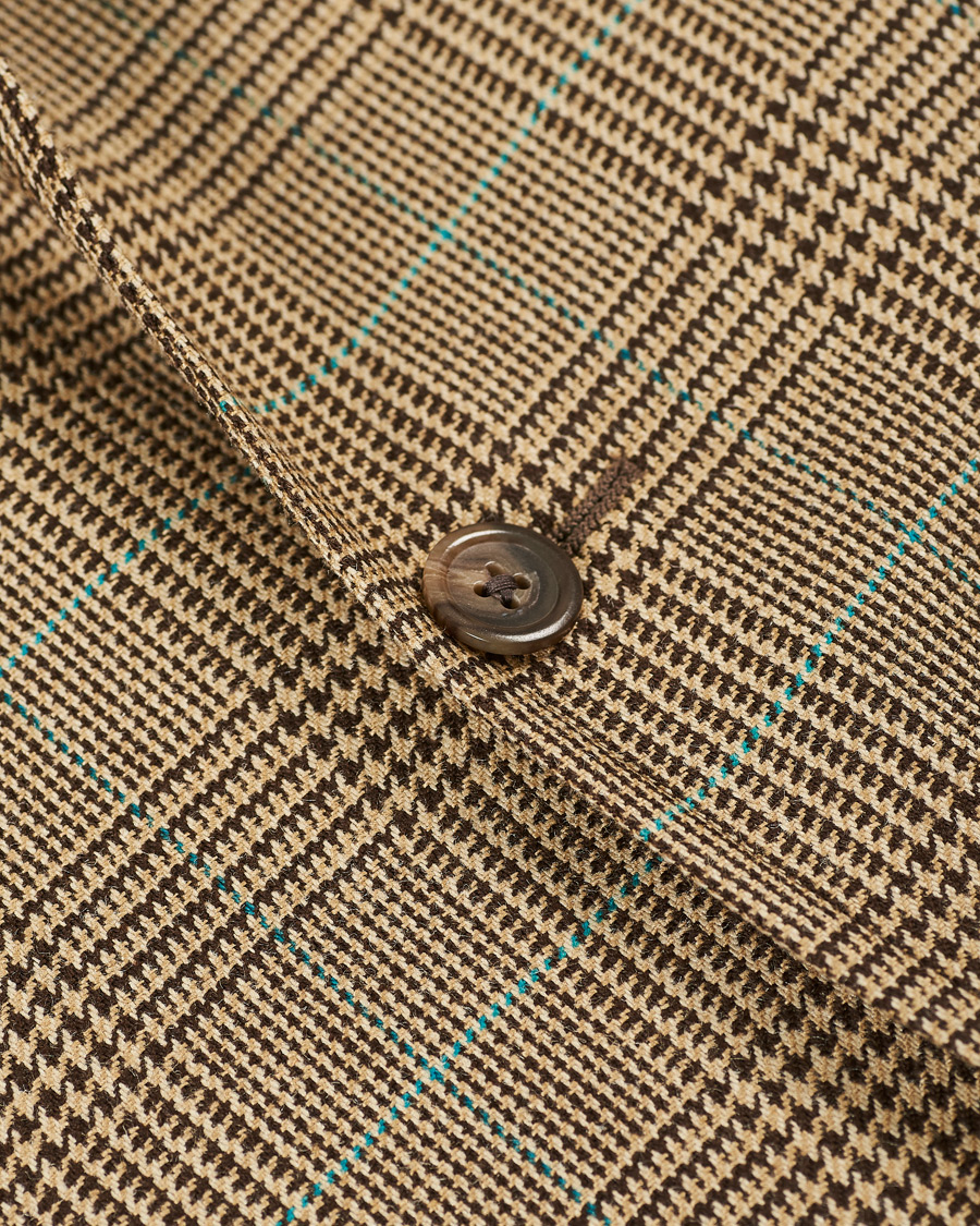 Herre | Dressjakker | Polo Ralph Lauren | Wool Sportcoat Brown/Tan Glen Plaid