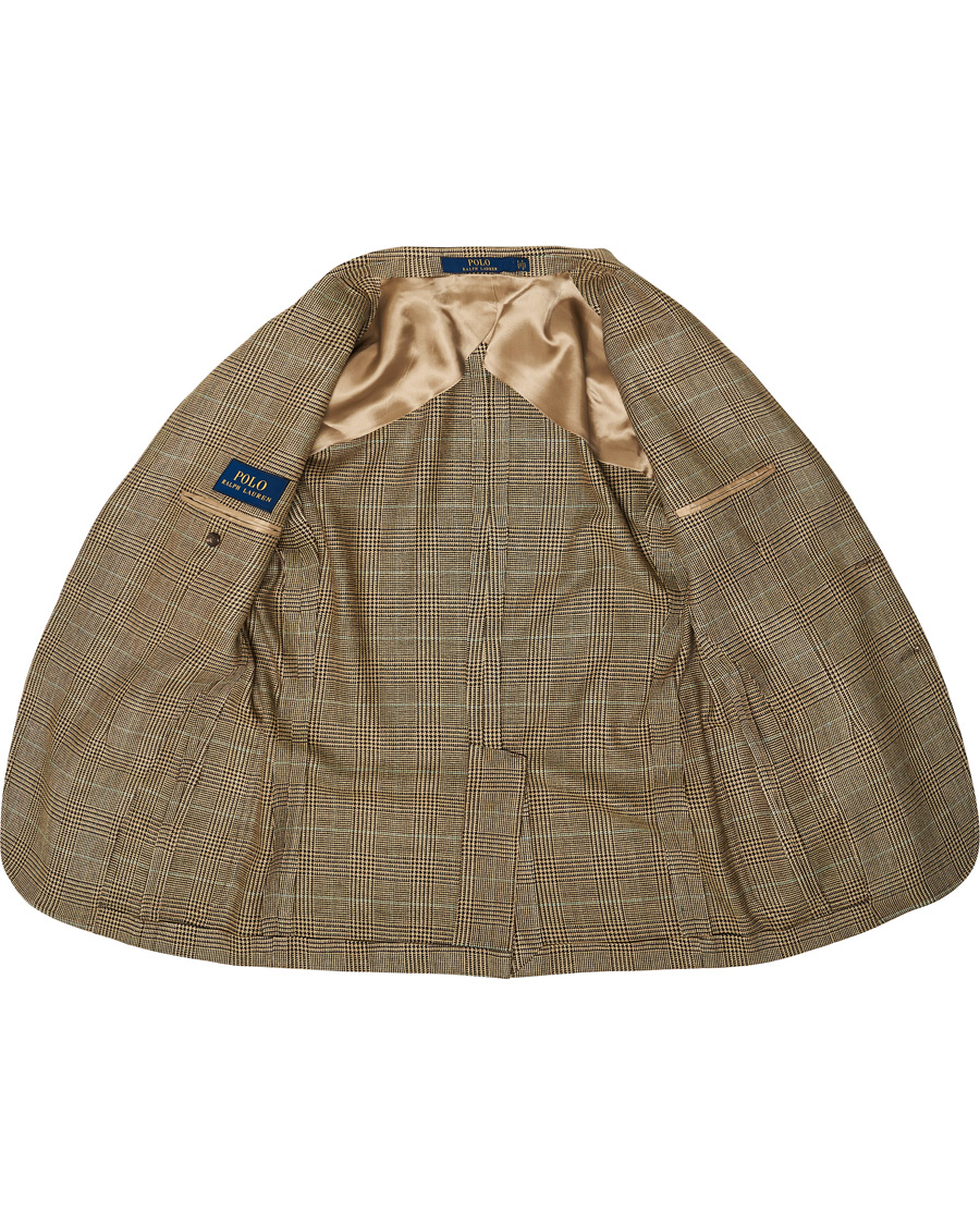Herre | Dressjakker | Polo Ralph Lauren | Wool Sportcoat Brown/Tan Glen Plaid