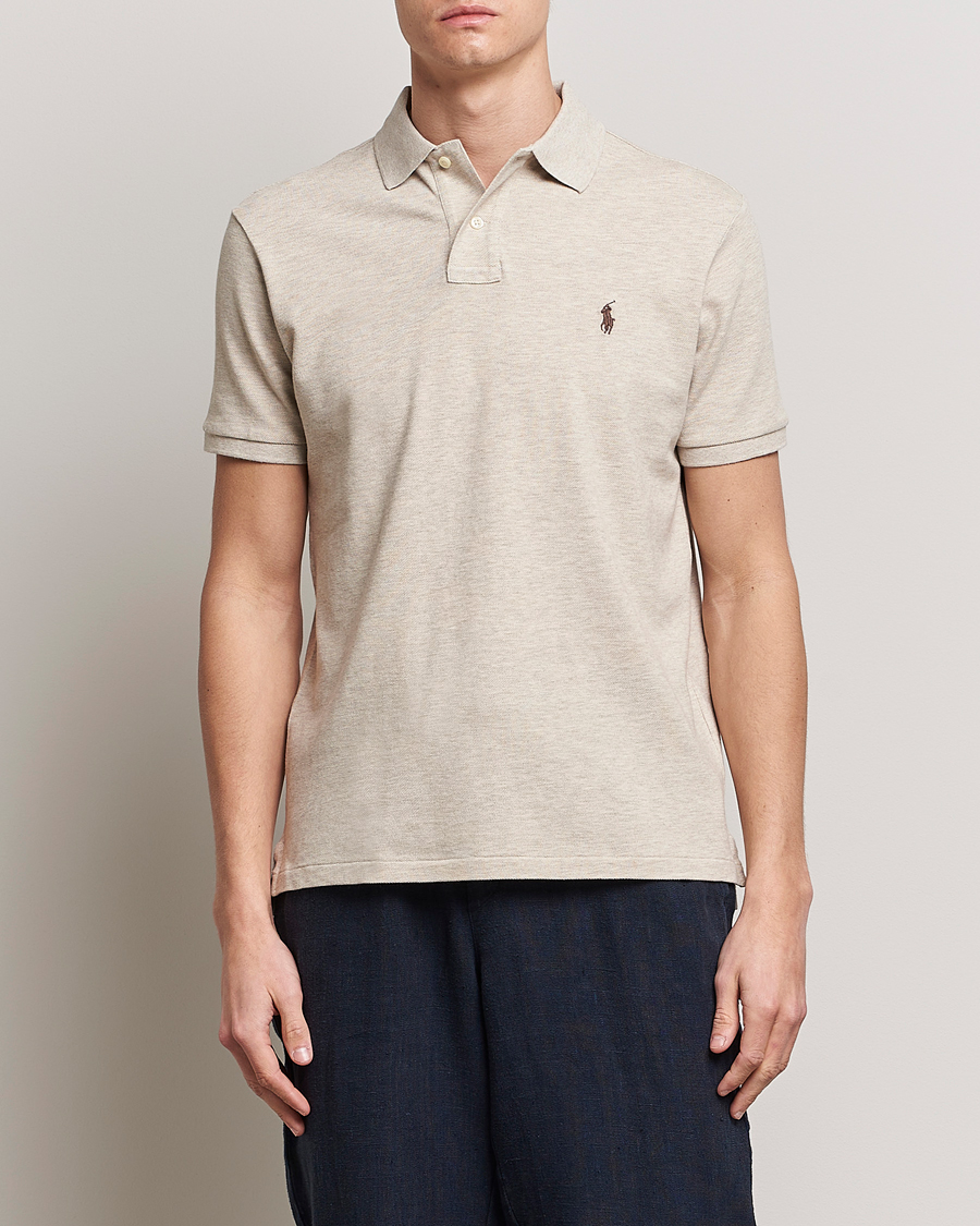 Herre |  | Polo Ralph Lauren | Custom Slim Fit Polo Expedition Dune Heather