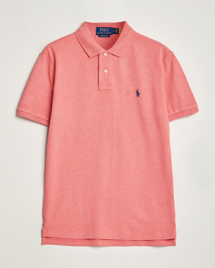 Herre | Pikéer | Polo Ralph Lauren | Custom Slim Fit Polo Highland Rose Heather